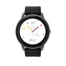 SYSKA SW200 Customizable Watch Faces, Health Tracker, Battery Runtime- Upto 10 Days (Space Black)